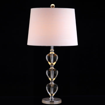 Cole 27" Crystal LED Table Lamp - JONATHAN Y